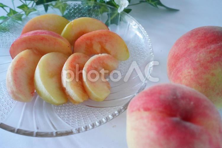 桃のイメージ 桃,果物,夏の写真素材