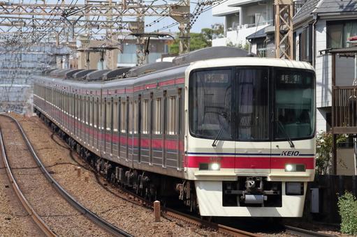 京王電鉄、8000系、8708編成 京王電鉄、8000系、8708編成 京王電鉄,京王線,8000系の写真素材