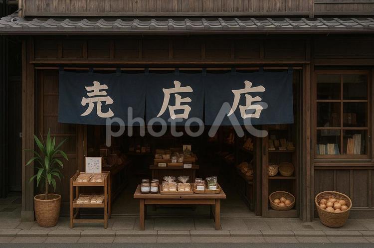 日本の伝統的な売店 売店,店,日本の写真素材