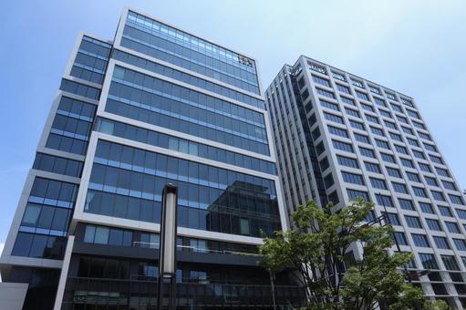 新橋　街並み 新橋,高層ビル,港区の写真素材