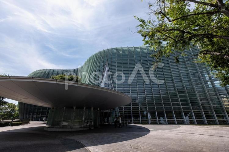 ［東京都港区］国立新美術館 国立新美術館,美術館,現代建築の写真素材
