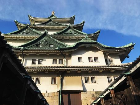 風格ある名古屋城 風格ある名古屋城 名古屋城,天守閣,風格の写真素材