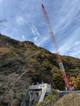 ダム 相俣ダム,ダム,重力式コンクリートダムの写真素材