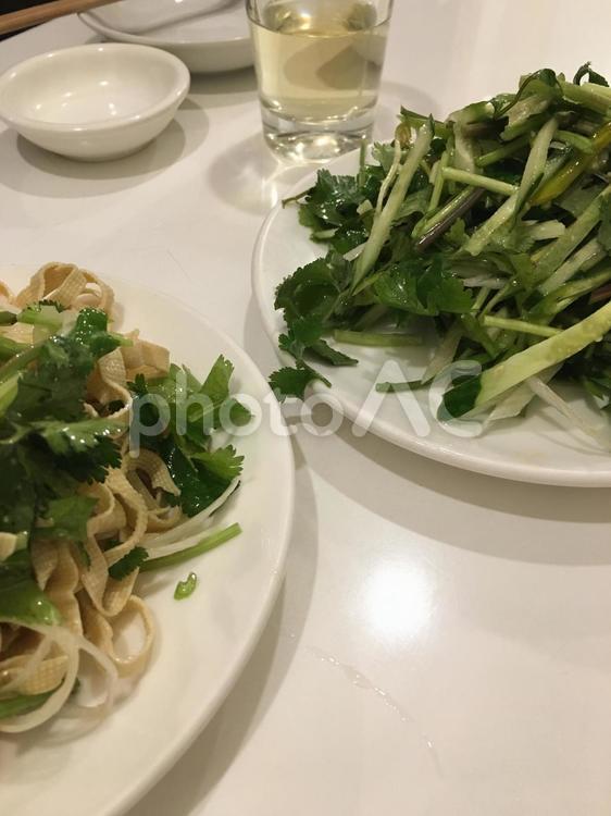 中国東北料理　干し豆腐の前菜 中華料理,中華,中国料理の写真素材