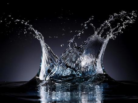 落ちた時の水飛沫_AS000001 落ちた時の水飛沫_AS000001の写真
