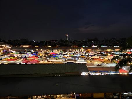 ナイトマーケット　タイ 市場,ナイトマーケット,バンコクの写真素材