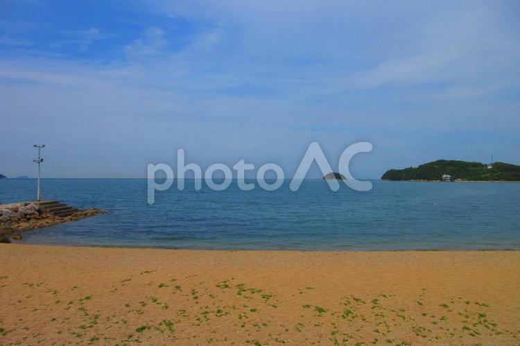 香川県-琴林公園-津田の松原海水浴場 琴林公園,公園,海水浴場の写真素材