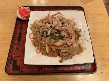 サウナめし 焼きそば サウナめし 焼きそば サウナめし,焼きそば,料理の写真素材