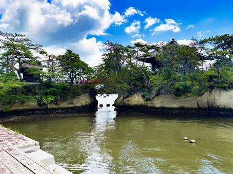 松島 五大堂とすかし橋 松島 五大堂とすかし橋 五大堂,すかし橋,松島の写真素材