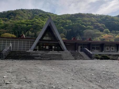 土合駅より 土合駅,景色,駅舎の写真素材