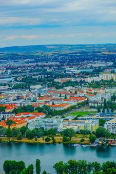 ウィーンの街並み（オーストリア） ウィーン,オーストリア,街並みの写真素材