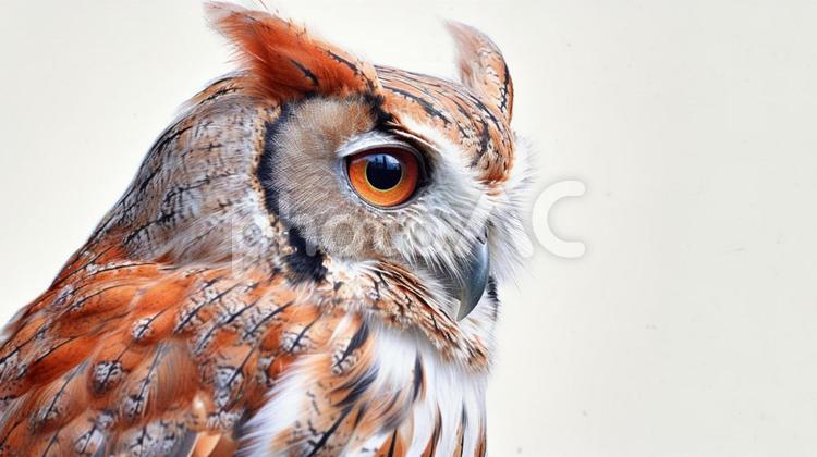 アメリカオオコノハズクの写真4 アメリカオオコノハズク,イースタンスクリーチフクロウ,フクロウの写真素材