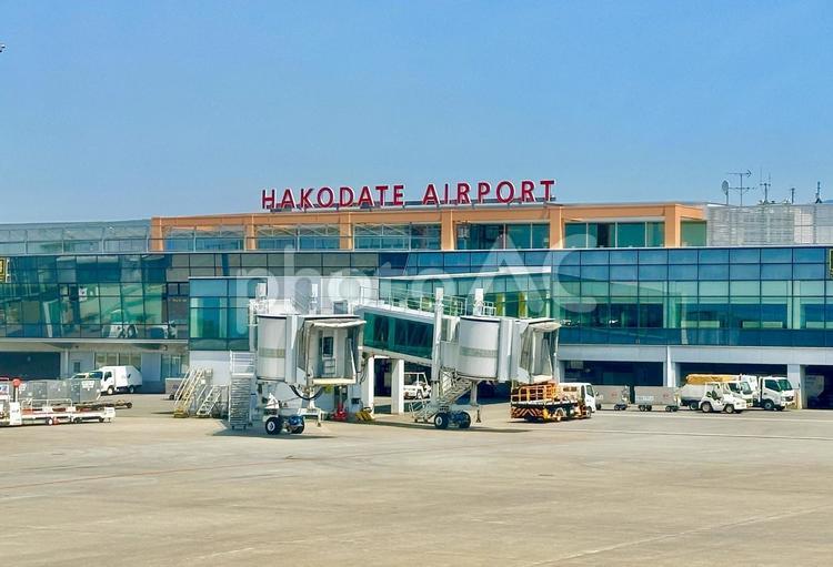 北海道函館空港 函館空港,空港,函館の写真素材