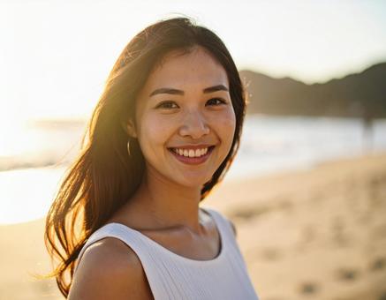 晩夏・夏の終わり、海辺の彼女 晩夏・夏の終わり、海辺の彼女の写真