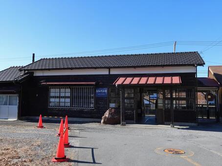 秩父鉄道線 和銅黒谷駅 駅舎 秩父鉄道線,和銅黒谷駅,駅舎の写真素材