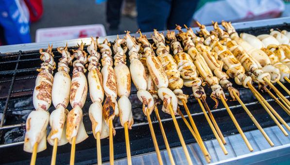 イカ焼き イカ焼きの写真