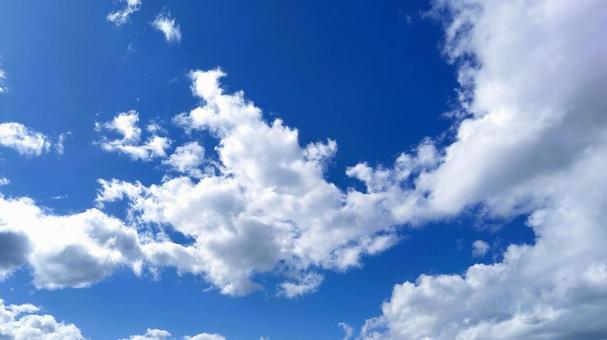 夏の終わりを感じる青空 夏の終わりを感じる青空 青空,雲,夏の写真素材