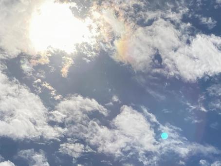 雲と太陽 雲と太陽の写真