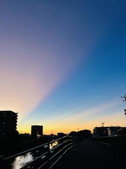 Mysterious twilight sky, JPG