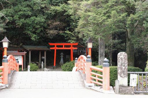 神倉神社の橋 神倉神社の橋の写真