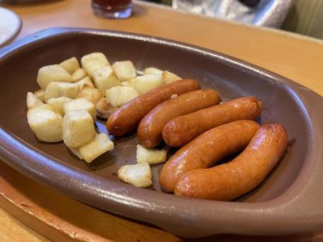 ソーセージとポテト ソーセージとポテトの写真