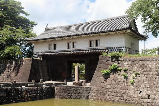 新発田城・本丸表門(国重文)、新潟県 新発田城・本丸表門(国重文)、新潟県 新発田城,本丸表門,重要文化財の写真素材