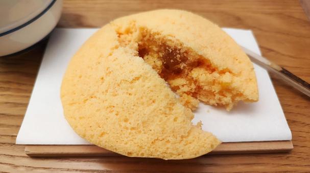 どら焼き どら焼き 焼き菓子,おいしい,生地の写真素材