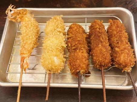串揚げ 串揚げの写真