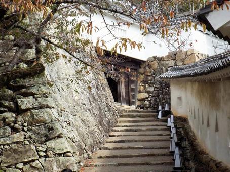 【風景写真】姫路城の風景 【風景写真】姫路城の風景 姫路城,世界遺産,国宝の写真素材