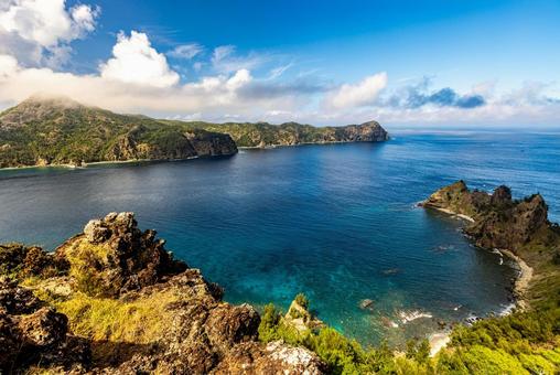 小笠原諸島・父島 長崎展望台から望む絶景 小笠原諸島・父島 長崎展望台から望む絶景 の写真