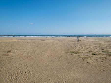 九十九里浜の海 九十九里,浜辺,海の写真素材