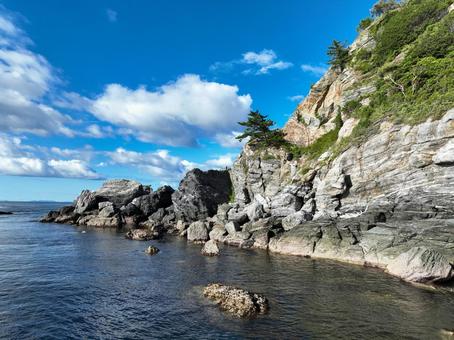 愛媛県伊方町 番匠鼻 愛媛県伊方町 番匠鼻 番匠鼻,岬,半島の写真素材