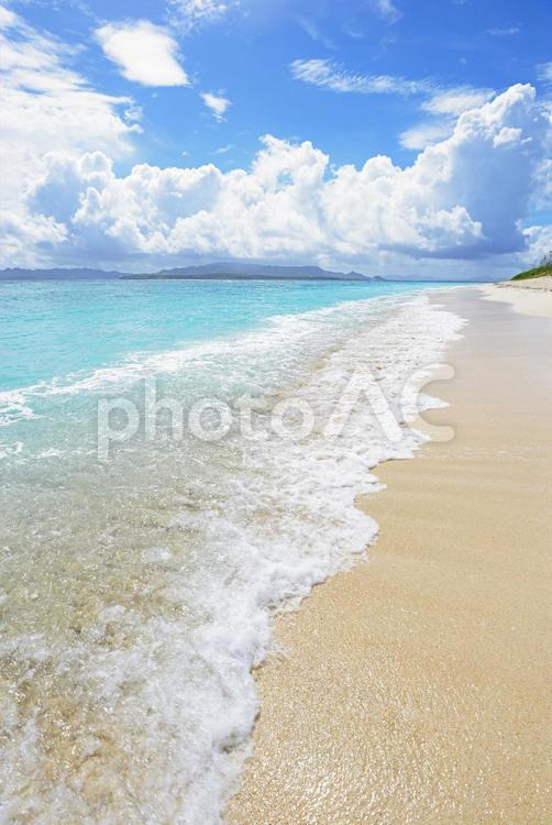 沖縄　美しい海　癒やし 日本,沖縄,海の写真素材