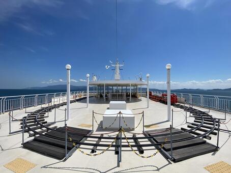 クルーズ線からの景色（瀬戸内海） クルーズ船,港,海の写真素材