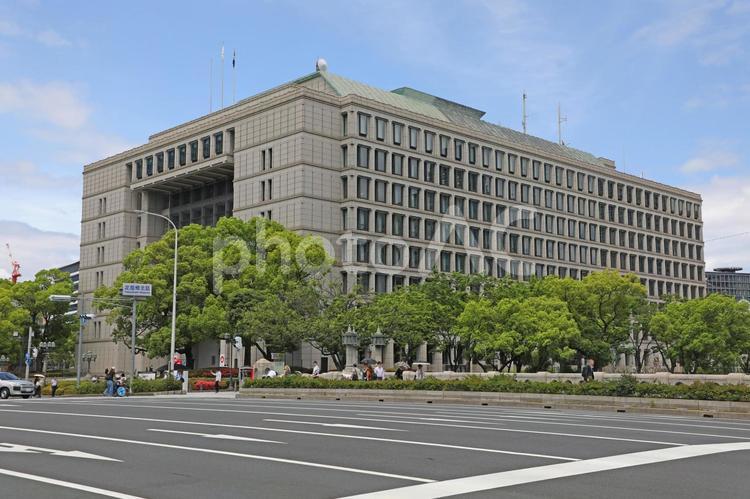 大阪市役所 大阪市役所,大阪,大阪市の写真素材