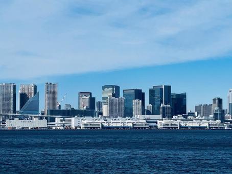 高層ビルのある都市風景 高層ビルのある都市風景 ビル群,ベイエリア,街並みの写真素材