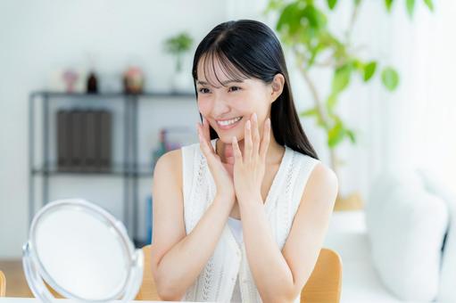 若い女性の美容イメージ 美容,ビューティー,女性の写真素材