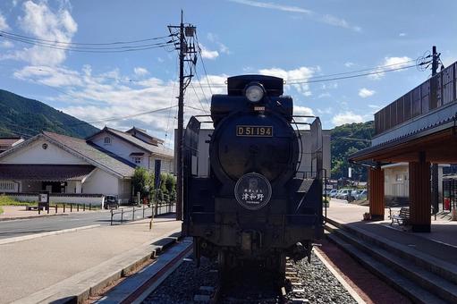 島根県-津和野駅-D51 島根県-津和野駅-D51の写真