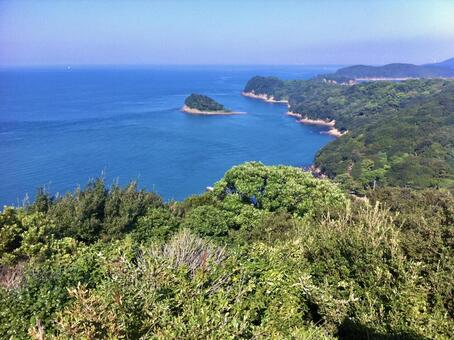 友ヶ島と神島と海 友ヶ島,神島,海の写真素材