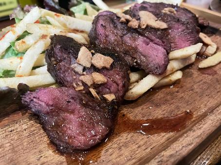 ステーキ カイノミステーキ,ステーキ,カイノミの写真素材