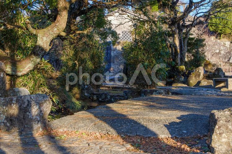 丹鶴城公園の歴史ある風景 丹鶴城公園,和歌山県,新宮市の写真素材