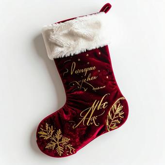 クリスマスの靴下オーナメント クリスマスの靴下オーナメントの写真