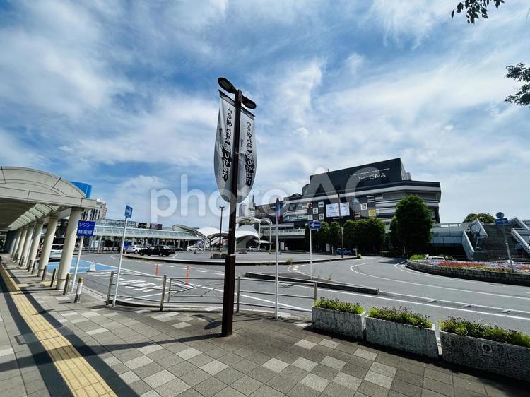 京葉線・海浜幕張駅 海浜幕張,海浜幕張駅,駅前の写真素材