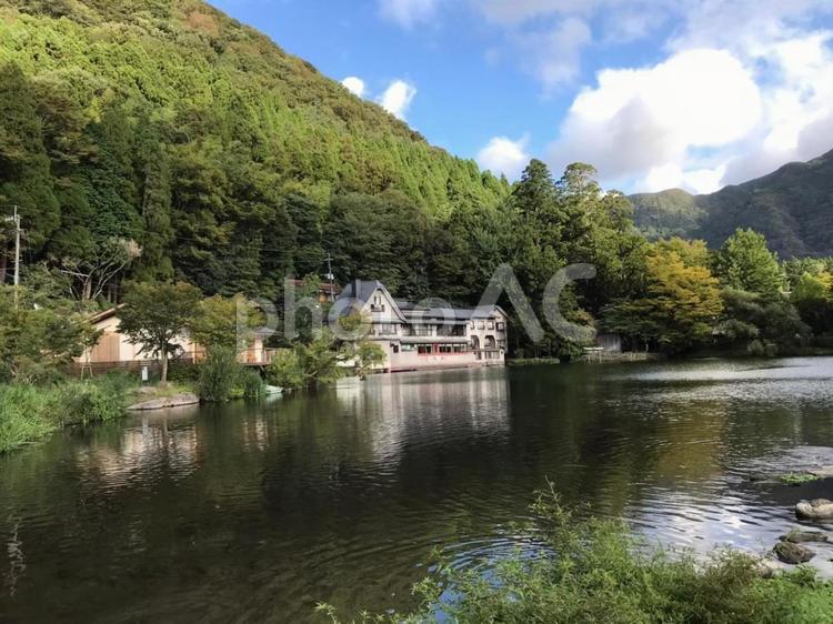 自然　風景 マイナスイオン,natural,woodの写真素材