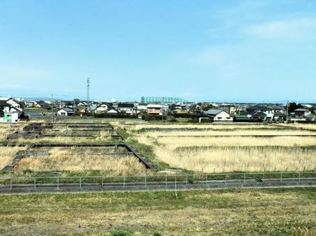 昔 養鰻場のあったところ 昔 養鰻場のあったところ 空地,養鰻場,昔の写真素材