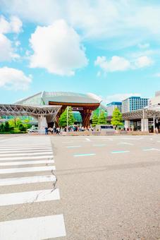 【石川】金沢駅 【石川】金沢駅 金沢駅,金沢,駅の写真素材