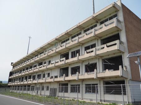 気仙沼市東日本大震災遺構・伝承館 気仙沼市東日本大震災遺構・伝承館 気仙沼,東日本大震災,遺構の写真素材