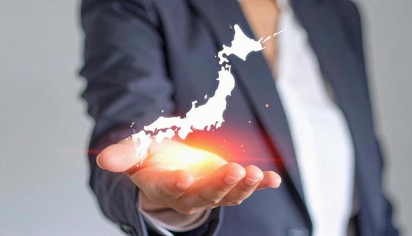 日本経済を担うビジネスマンの手 日本経済を担うビジネスマンの手の写真