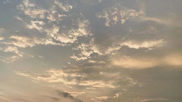 夕方の空 夕方の空の写真