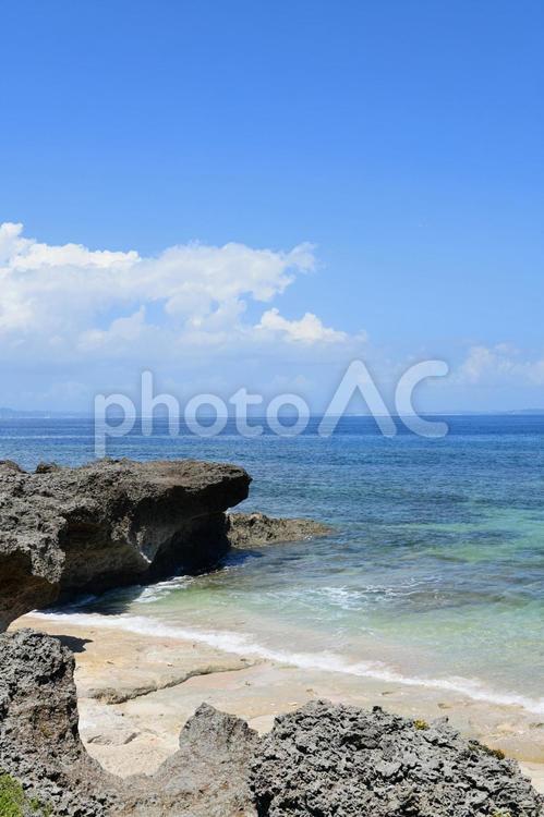 海の風景 海,沖縄,自然の写真素材
